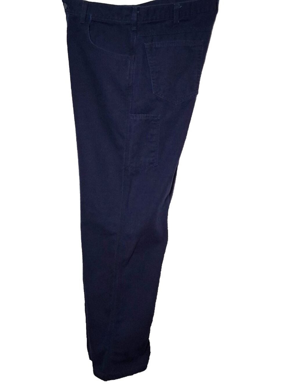 Carhartt FR Pants 36x32 Loose Fit Actual Size Blue Mid Weight Canvas CAT 2 2112 - Picture 4 of 16
